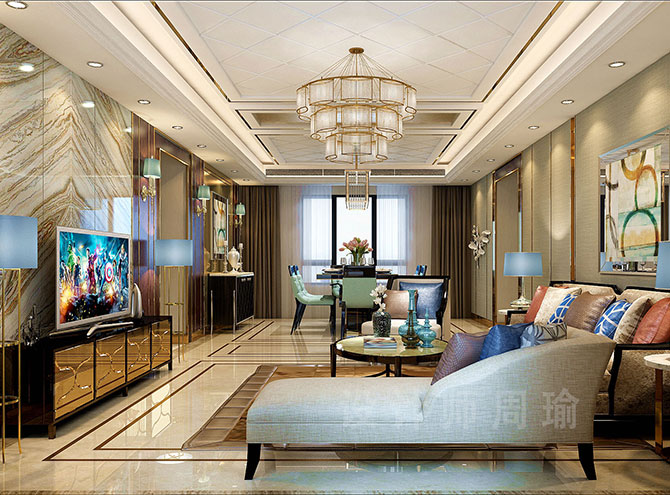 美女靠逼的公司的网站世纪江尚三室两厅168平装修设计效果欣赏